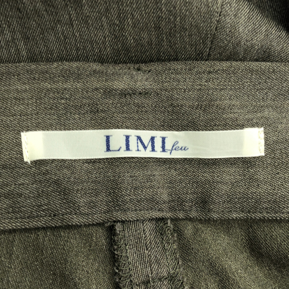 LIMI feu / リミフゥ ウール混 ワイド パンツ