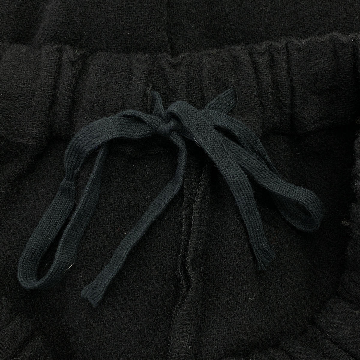 COMME des GARCONS COMME des GARCONS / コムコム ウール 縮絨 ドローストリング ワイド イージーパンツ