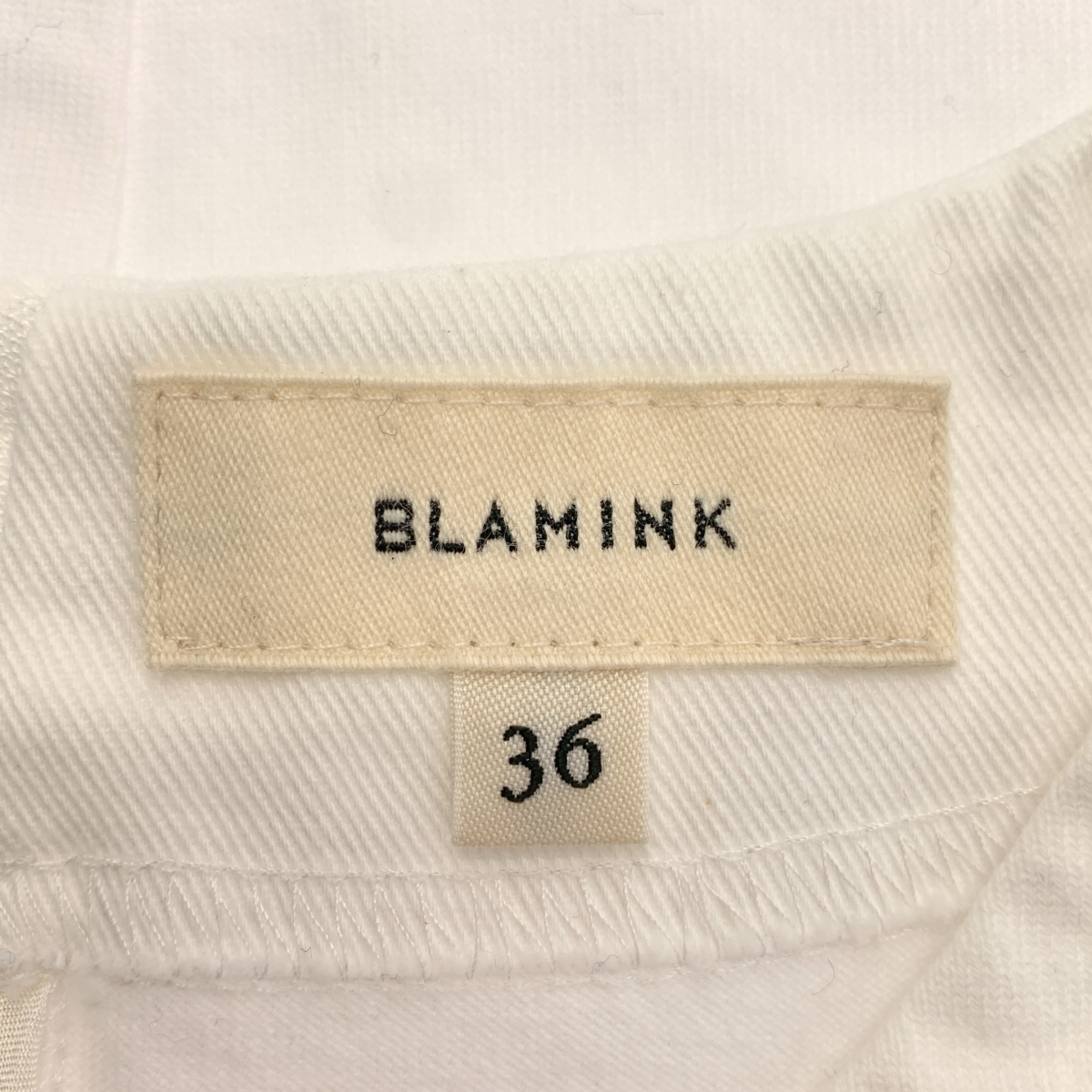 BLAMINK / ブラミンク クルーネックギャザーショートスリーブ トップス