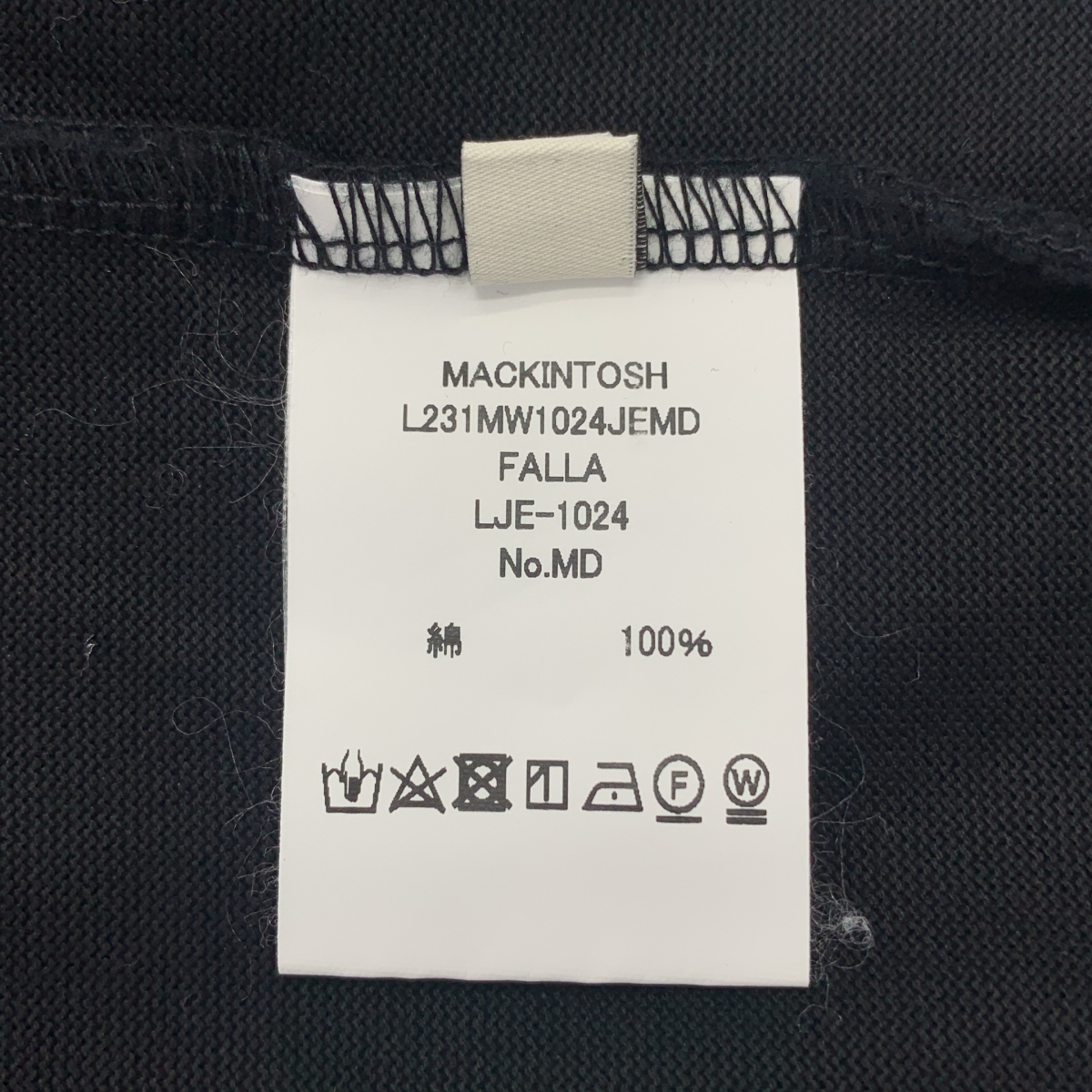 MACKINTOSH / マッキントッシュ L'Appartement取扱い オーバーサイズ ボックス ムジカットソー Tシャツ