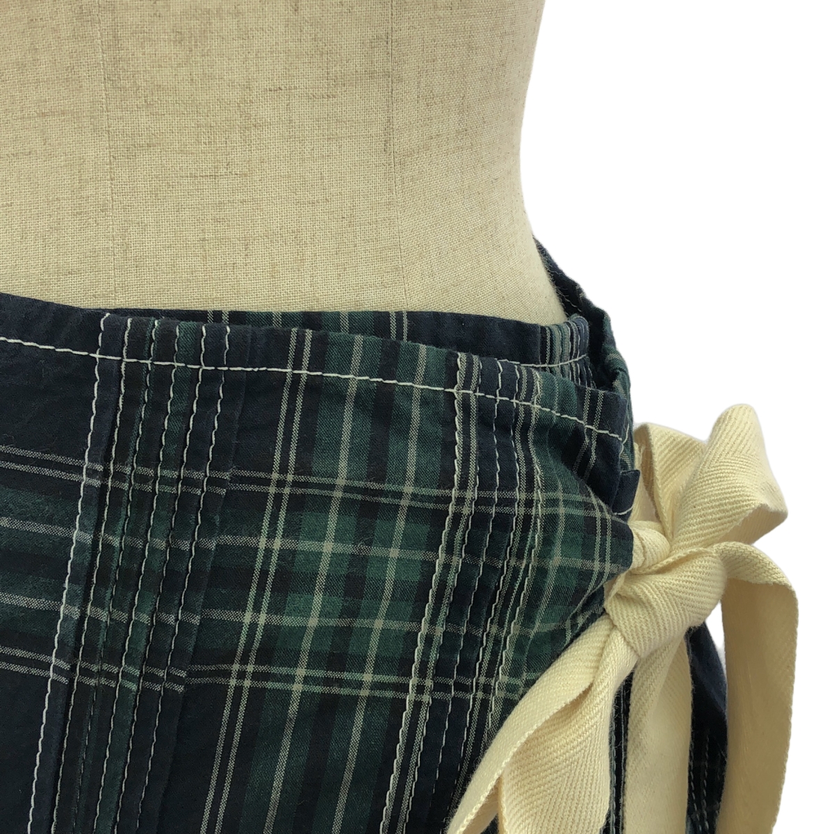 tricot COMME des GARCONS / トリココムデギャルソン 製品洗い チェック ラップスカート