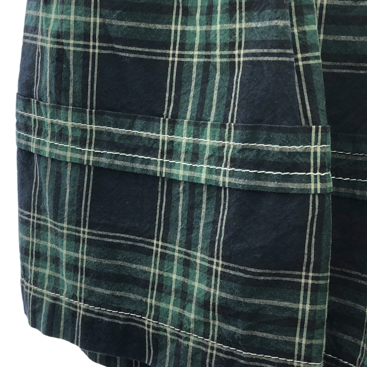 tricot COMME des GARCONS / トリココムデギャルソン 製品洗い チェック ラップスカート