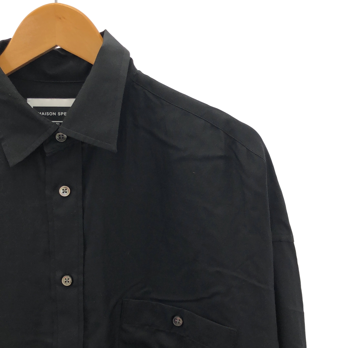 Maison Special / メゾンスペシャル Cotton Silk Over Shirt コットンシルク オーバーシャツ