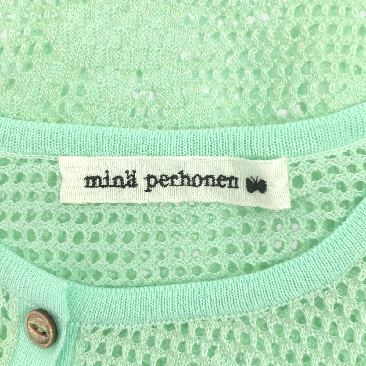 mina perhonen / ミナペルホネン tulip / チューリップ リネン コットン ニット カーディガン