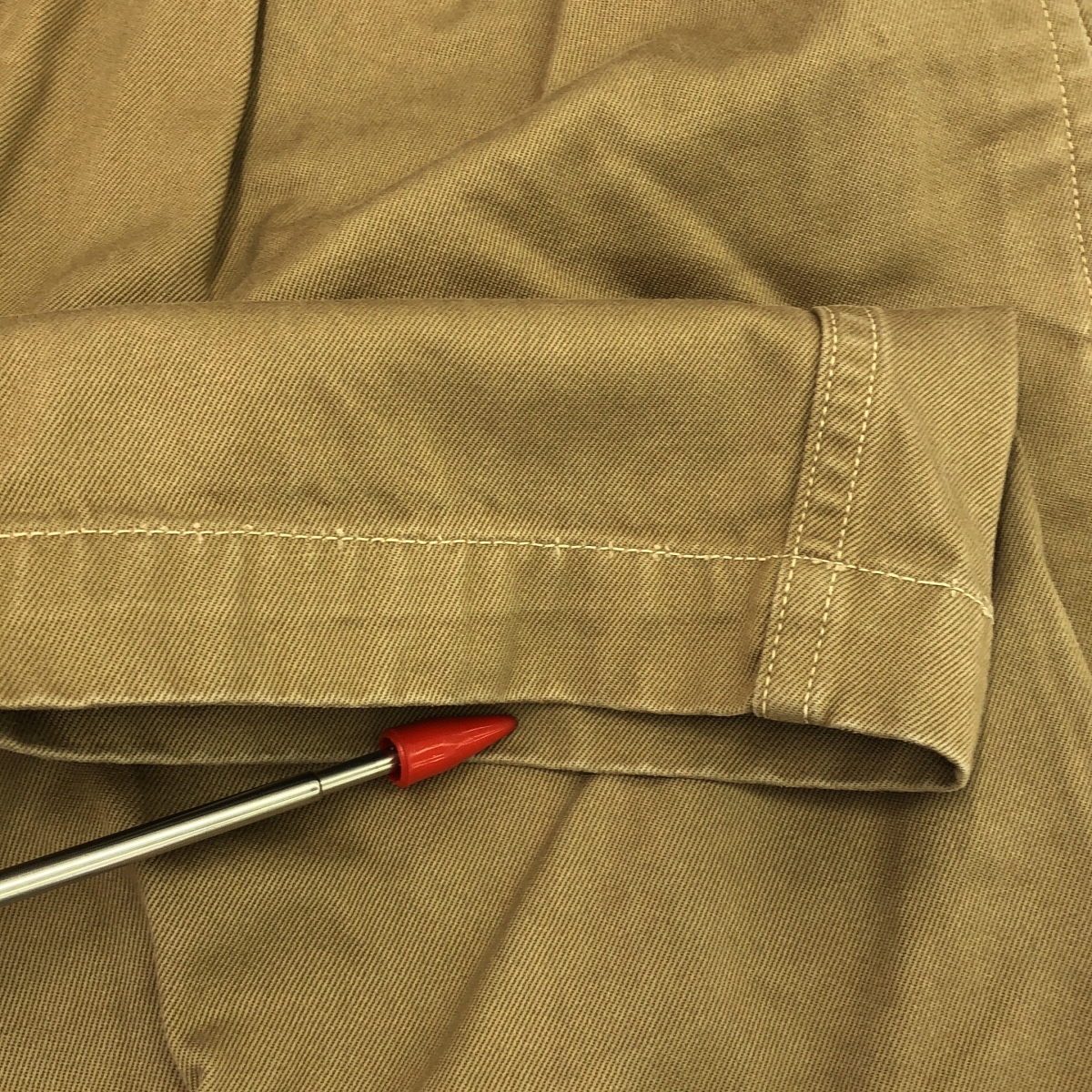 COMOLI / コモリ ベルテッド チノパンツ