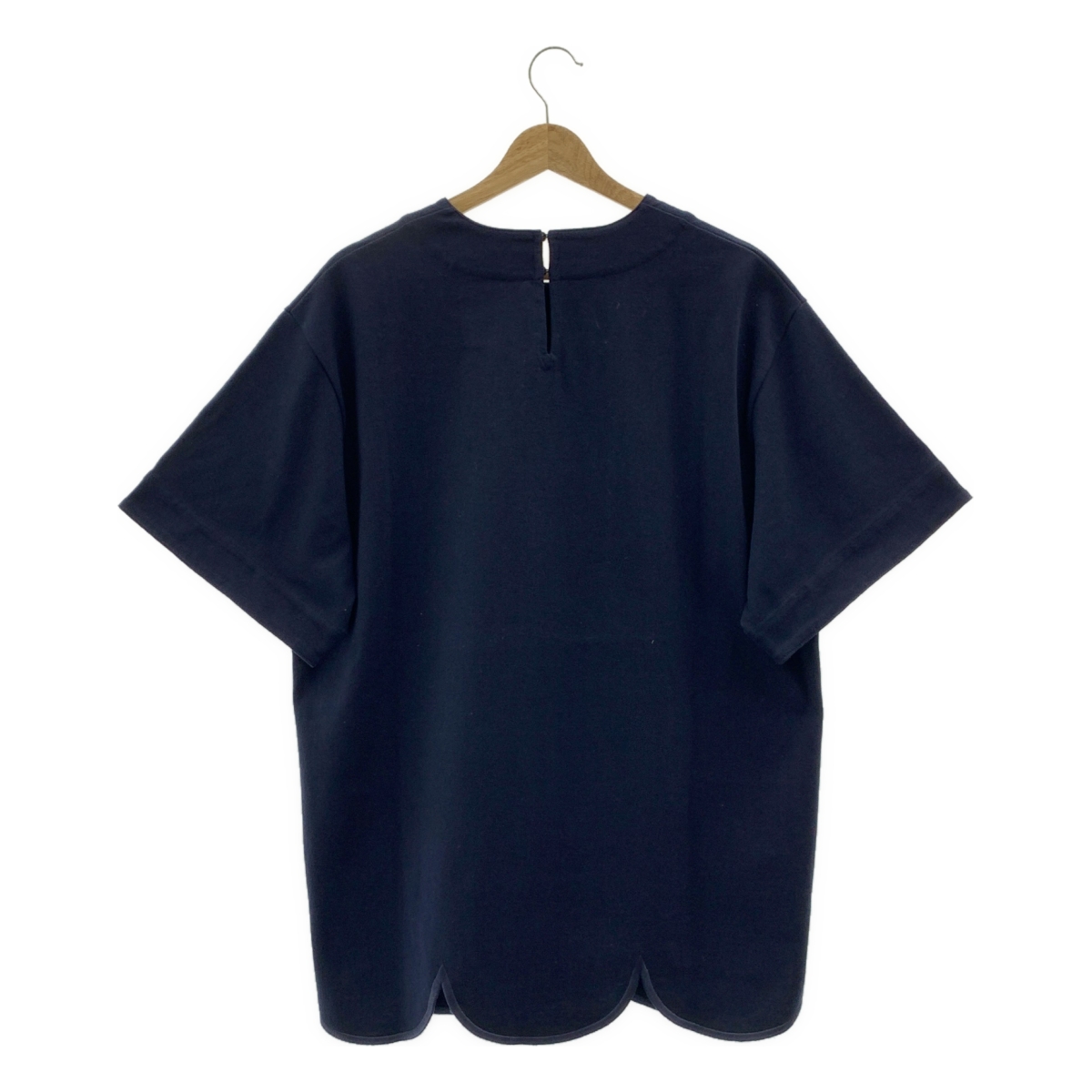 JIL SANDER / ジルサンダー スカラップヘム オーバーサイズTシャツ