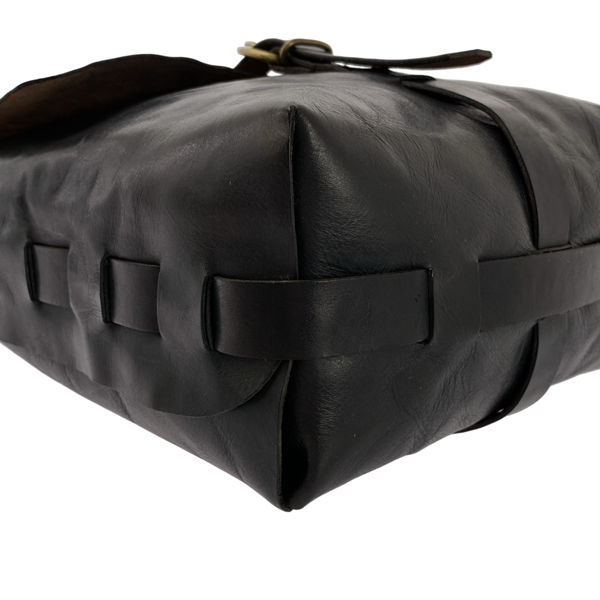 MUNOZ VRANDECIC / ムニョスブランデシック 2Way レザー フラップ トート ショルダーバッグ