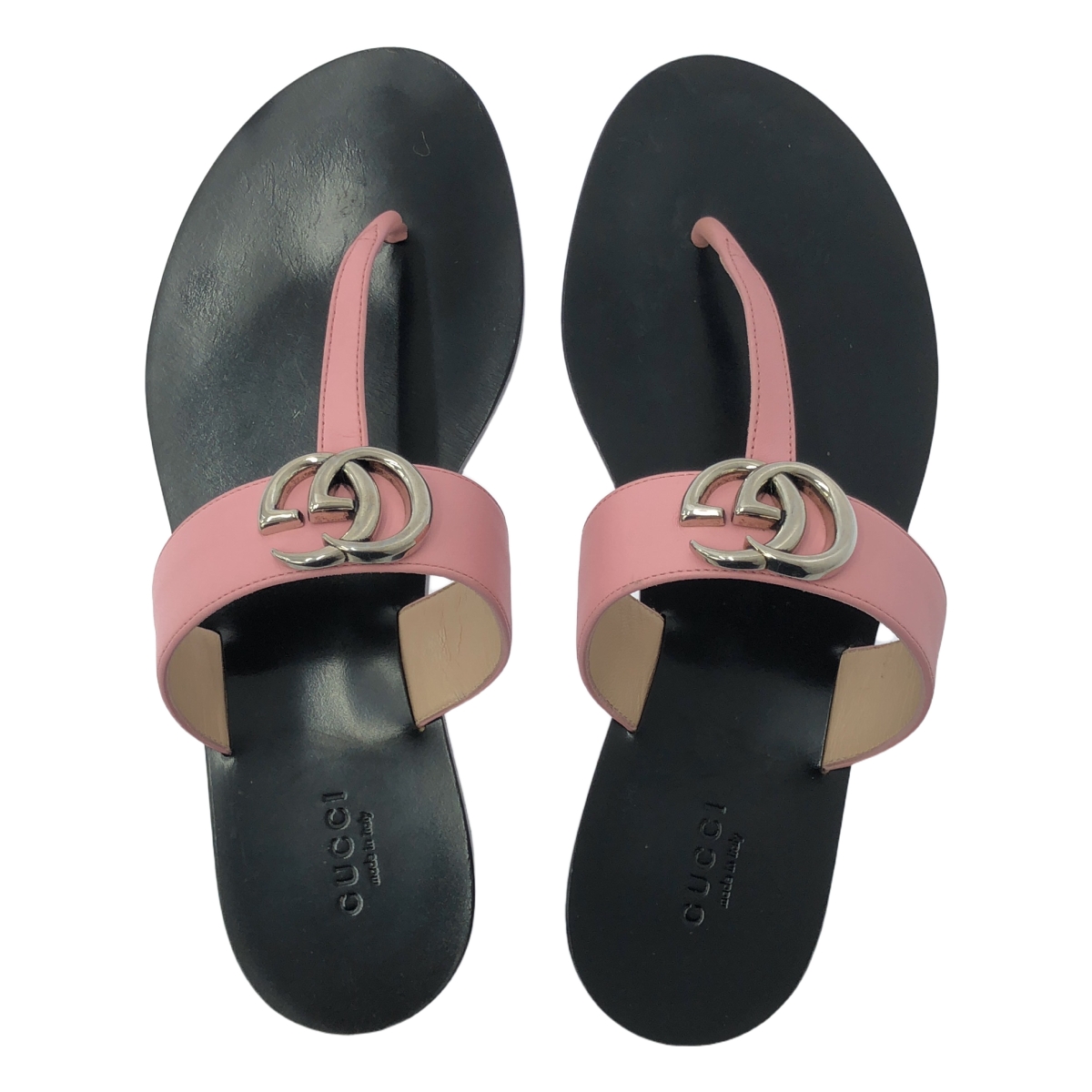 GUCCI / グッチ GGマーモント レザー トング サンダル