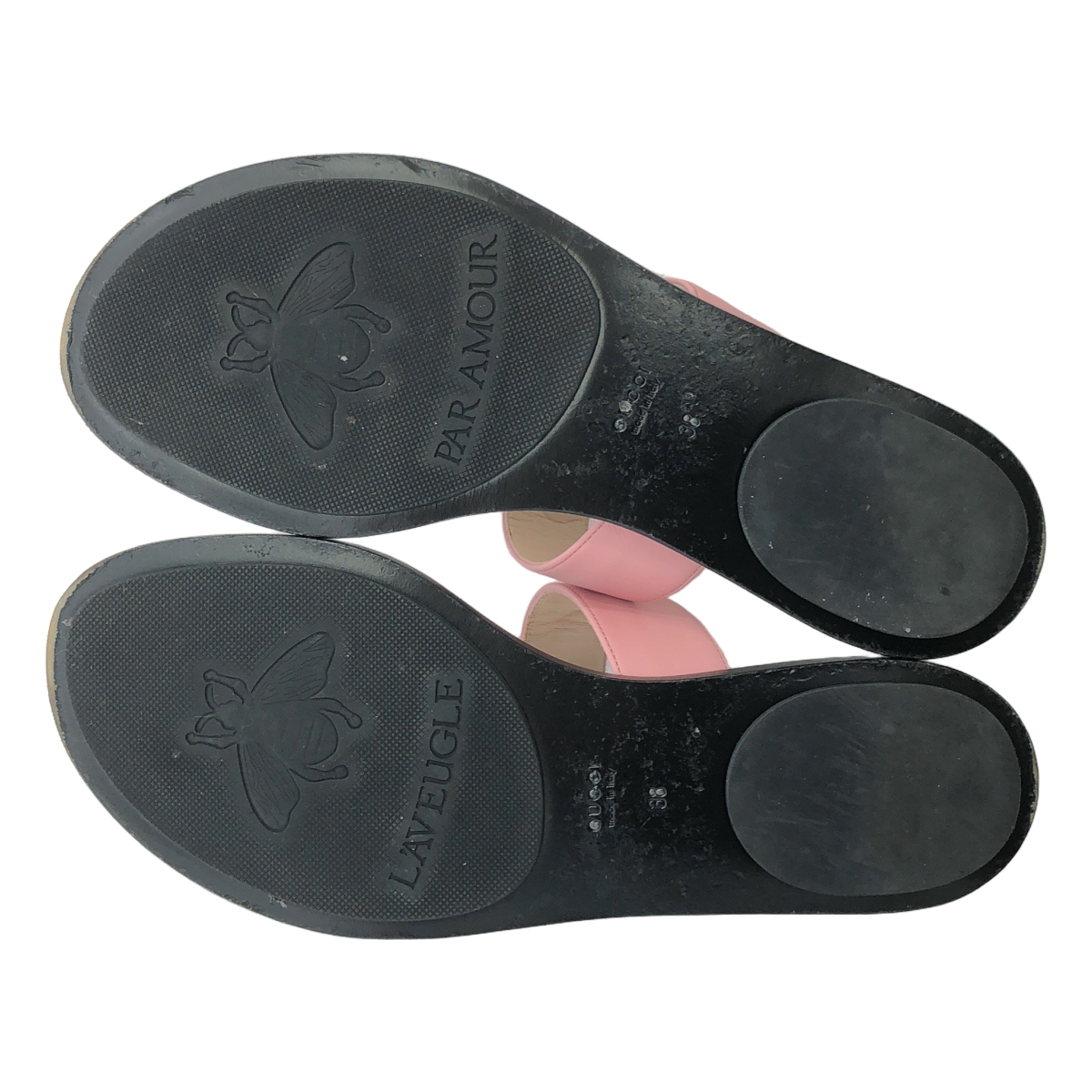 GUCCI / グッチ GGマーモント レザー トング サンダル