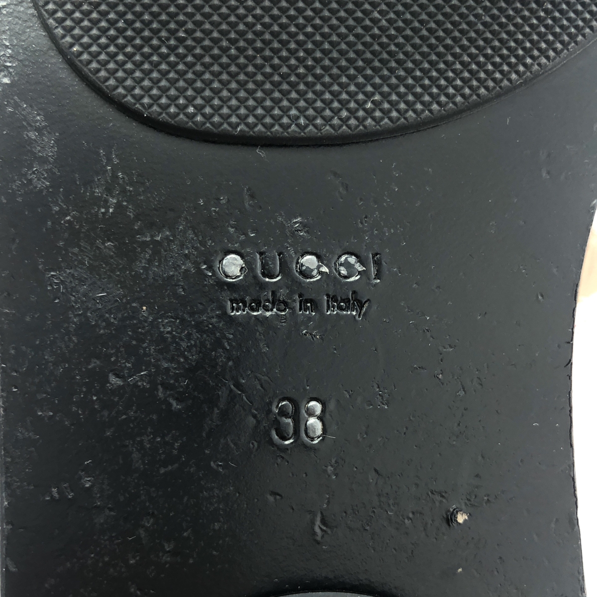 GUCCI / グッチ GGマーモント レザー トング サンダル