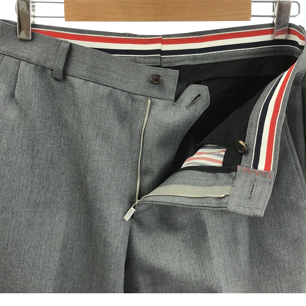 THOM BROWNE / トムブラウン ストレート スラックス パンツ