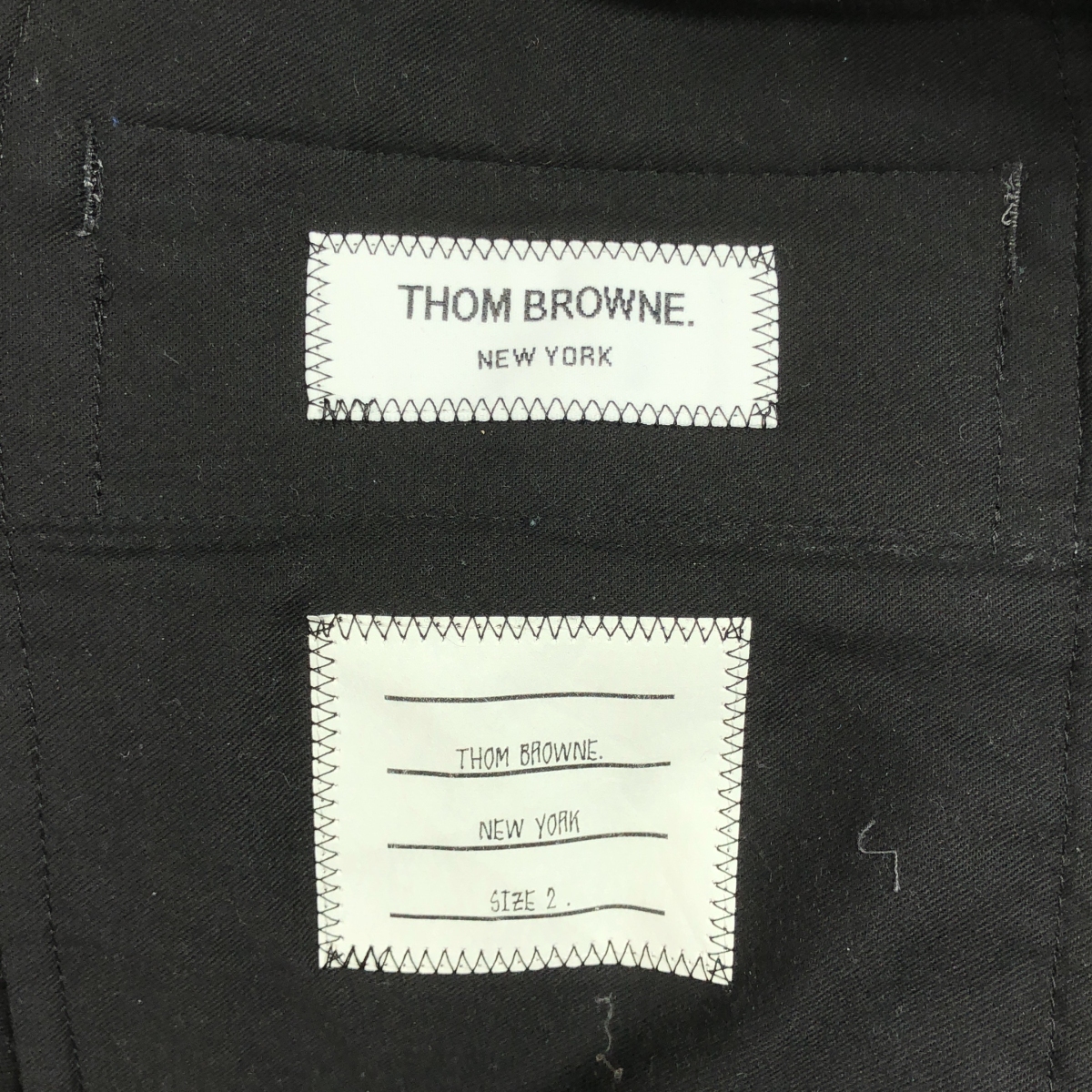 THOM BROWNE / トムブラウン ストレート スラックス パンツ