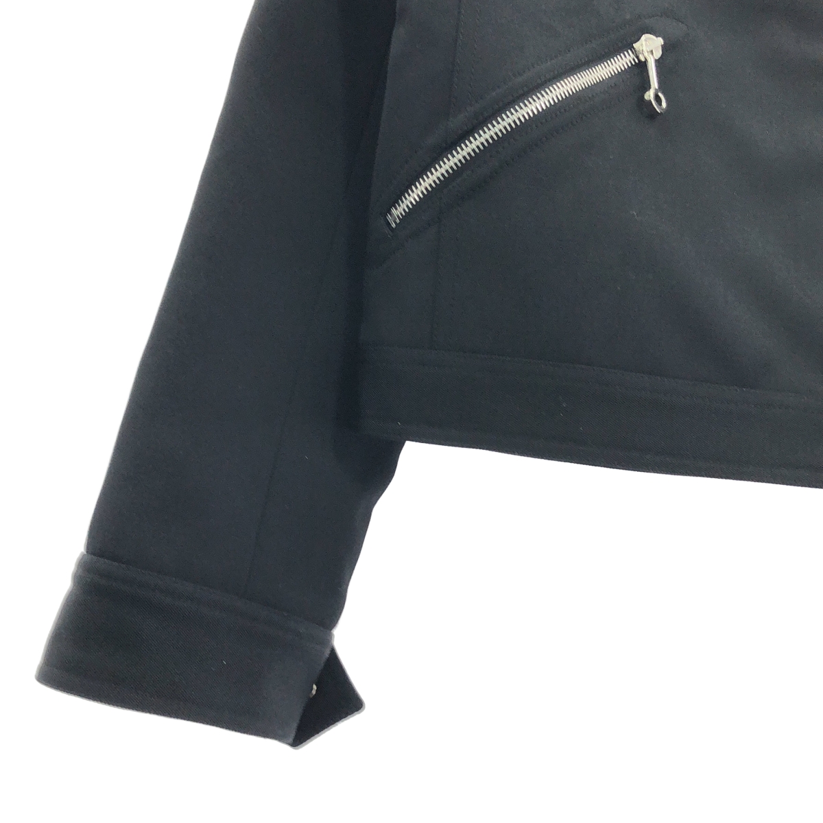 HERMES / エルメス ウールギャバジン クロアジップ セリエボタン ジャケット