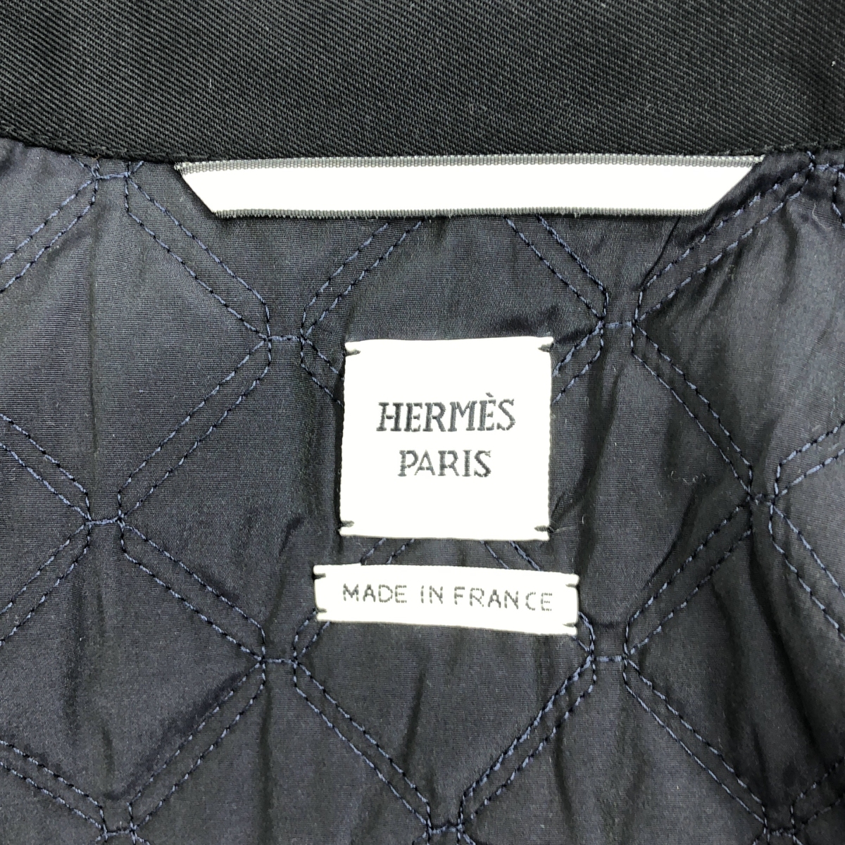 HERMES / エルメス ウールギャバジン クロアジップ セリエボタン ジャケット