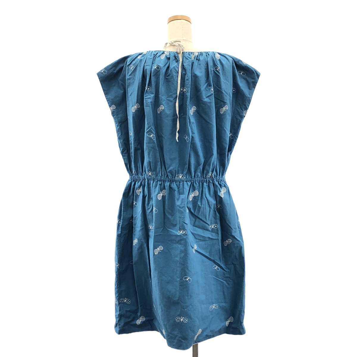 mina perhonen / ミナペルホネン choucho / ちょうちょ エンブロイダリー ギャザー ボリューム ワンピース