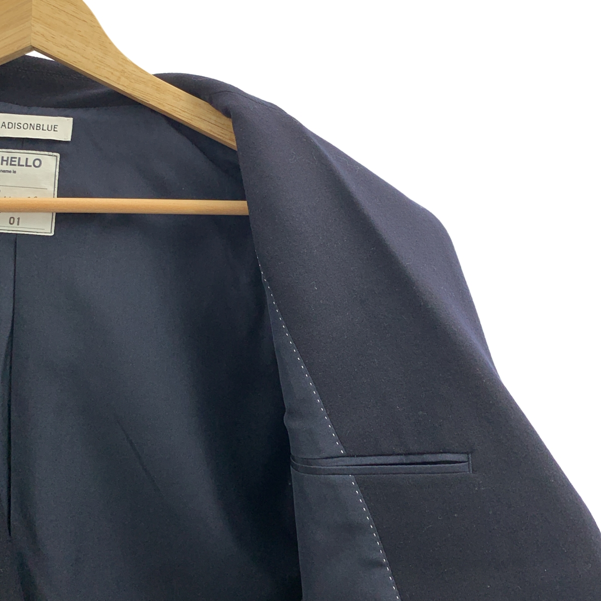 MADISON BLUE / マディソンブルー SINGLE JACKET FLANNEL ウールストレッチ フランネル テーラードジャケット