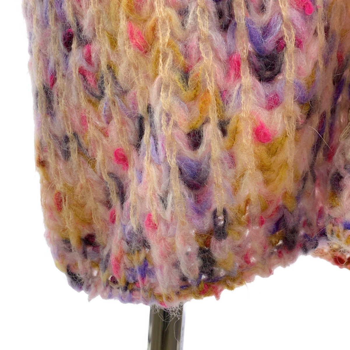 その他 モヘヤ ウール ニット ロング カーディガン コーディガン