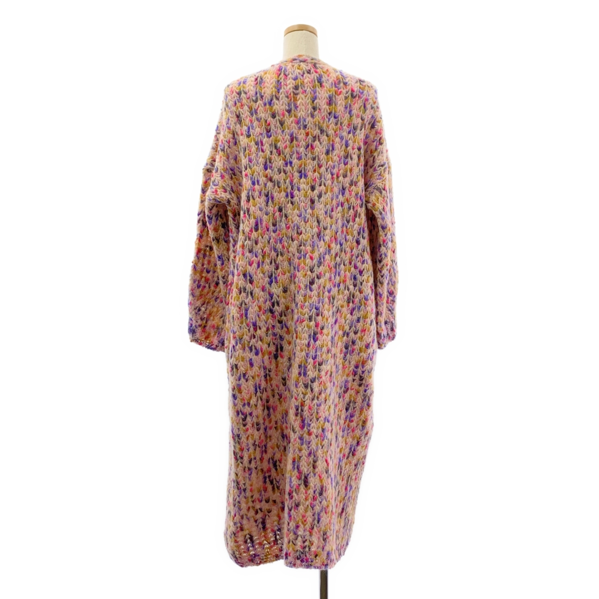 その他 モヘヤ ウール ニット ロング カーディガン コーディガン