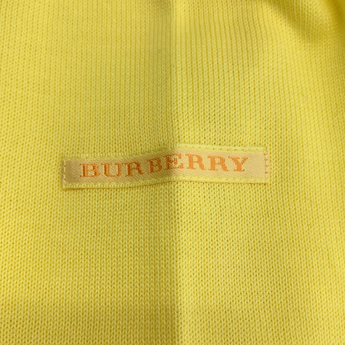 Burberry / バーバリー golf / ロゴボタン ポロ カットソー