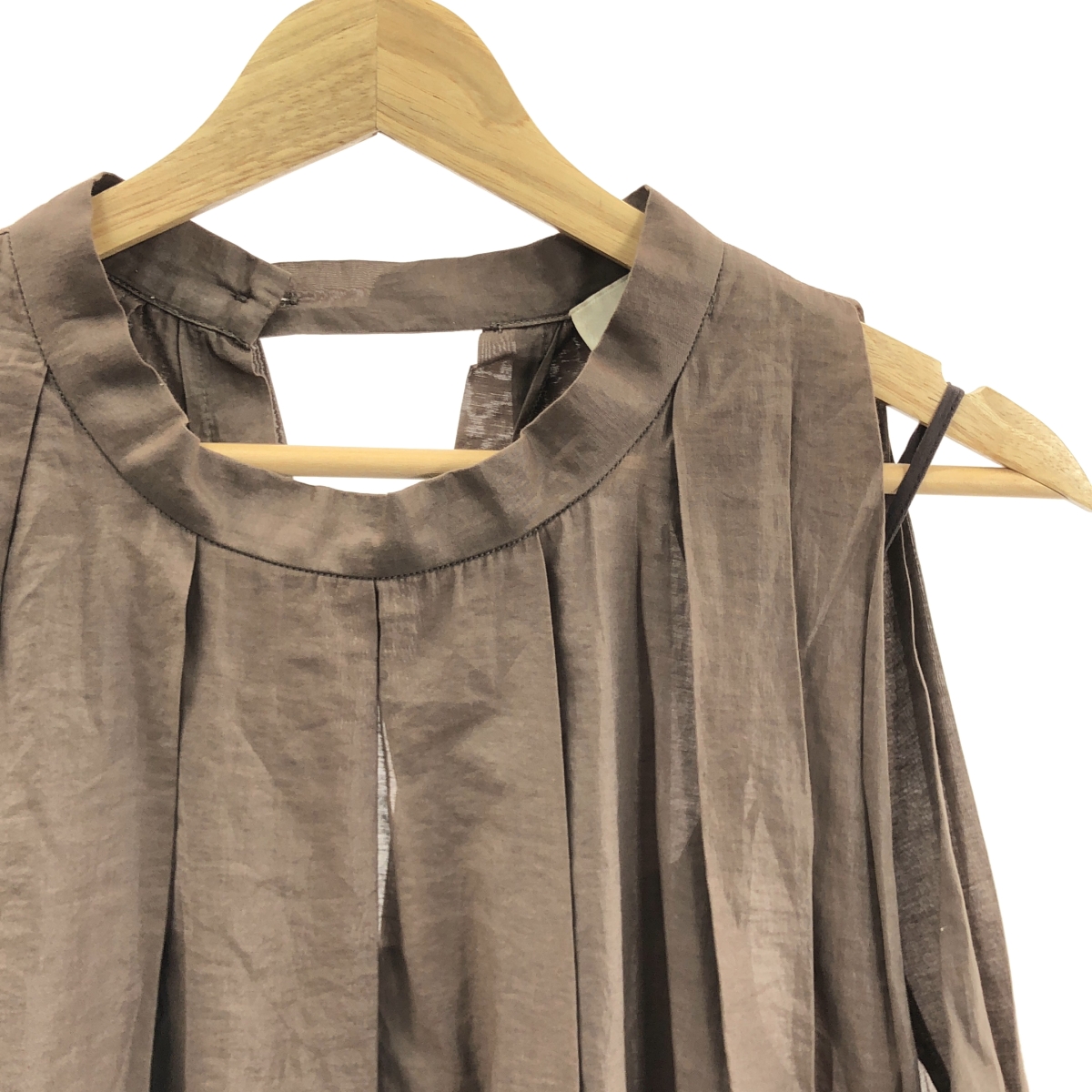 TELA / テラ ギャザー ボリューム ドレス ワンピース / インナー付き