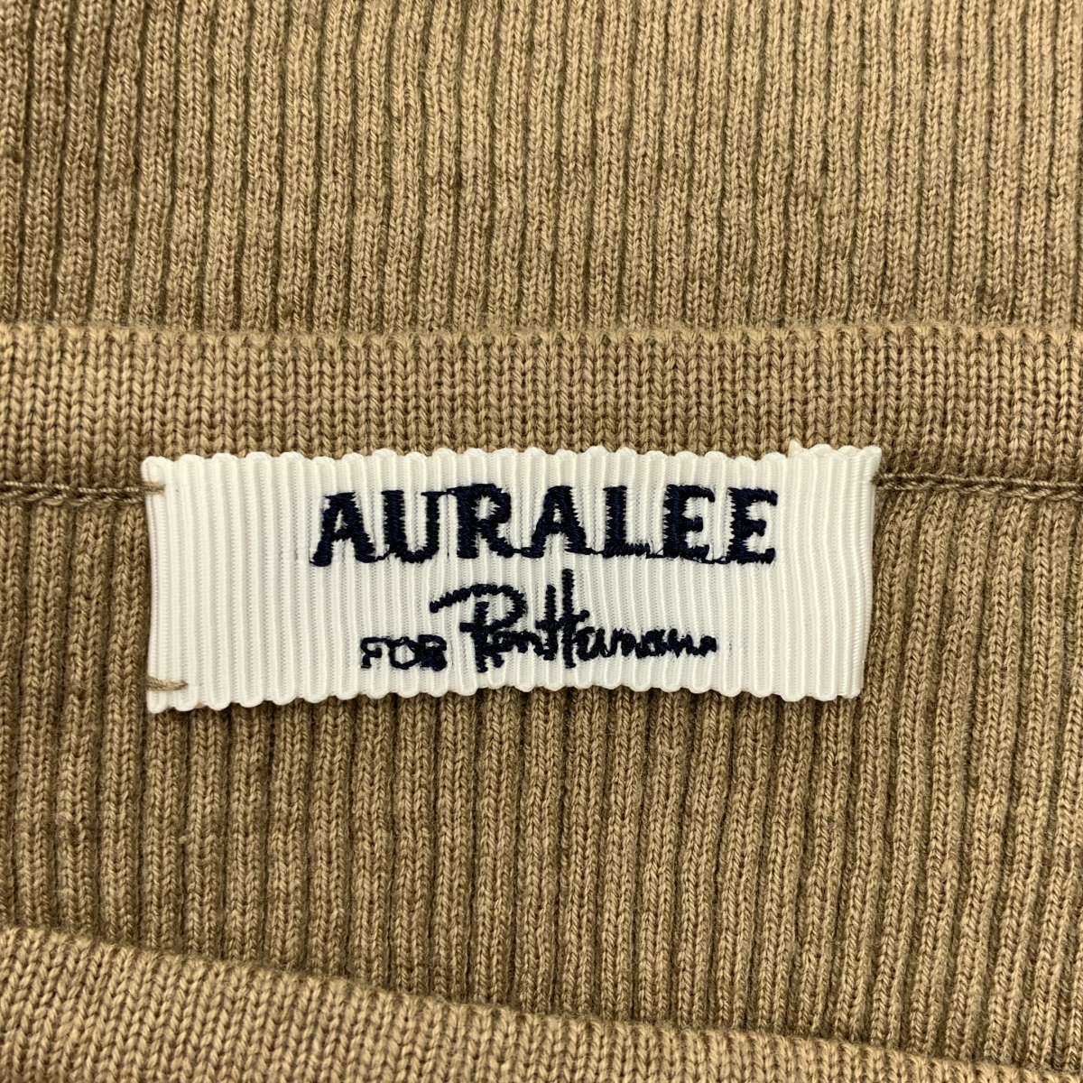 AURALEE / オーラリー Ron Herman別注 Giza Boat Neck Pullover ボートネック プルオーバー