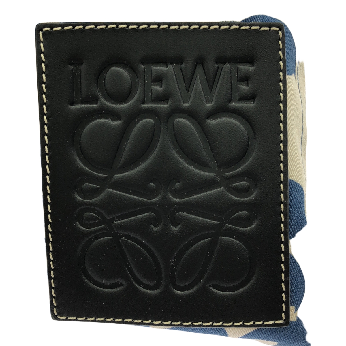 LOEWE / ロエベ William De Morgan Pouch Tiles Small / レザー アナグラムロゴ  巾着 タイル スモール ドローストリング ポーチ ショルダーバッグ