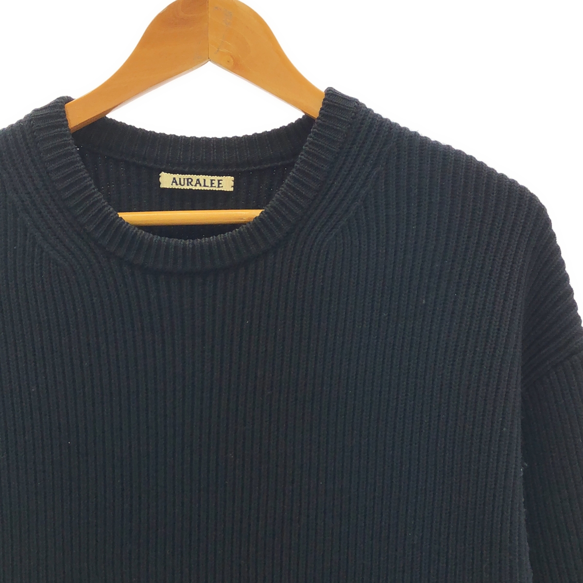 AURALEE / オーラリー SUPER FINE WOOL RIB KNIT ウールニット