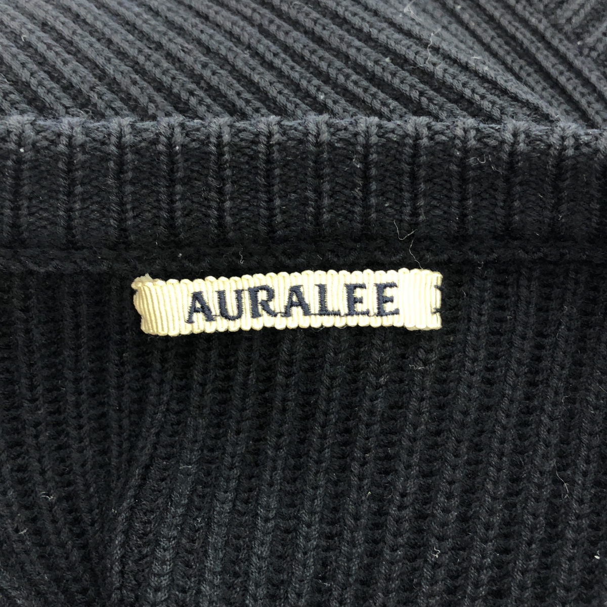 AURALEE / オーラリー SUPER FINE WOOL RIB KNIT ウールニット