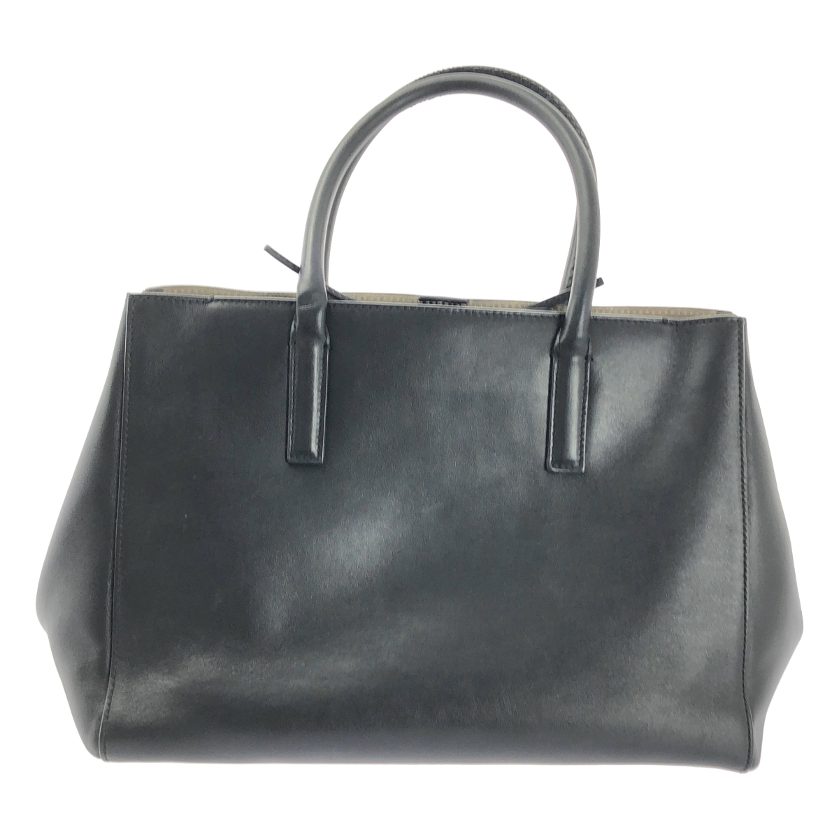 ANYA HINDMARCH / アニヤハインドマーチ レザー パンチング スマイル ハンド トートバッグ