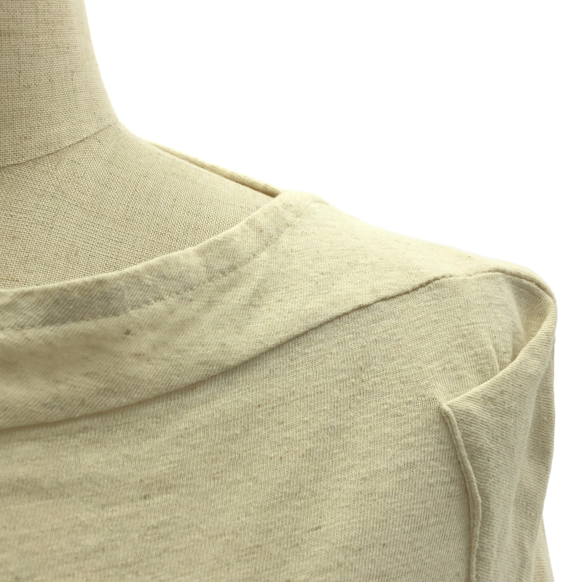 tricot COMME des GARCONS / トリココムデギャルソン コットン リネン レース フリル スリーブ カットソー