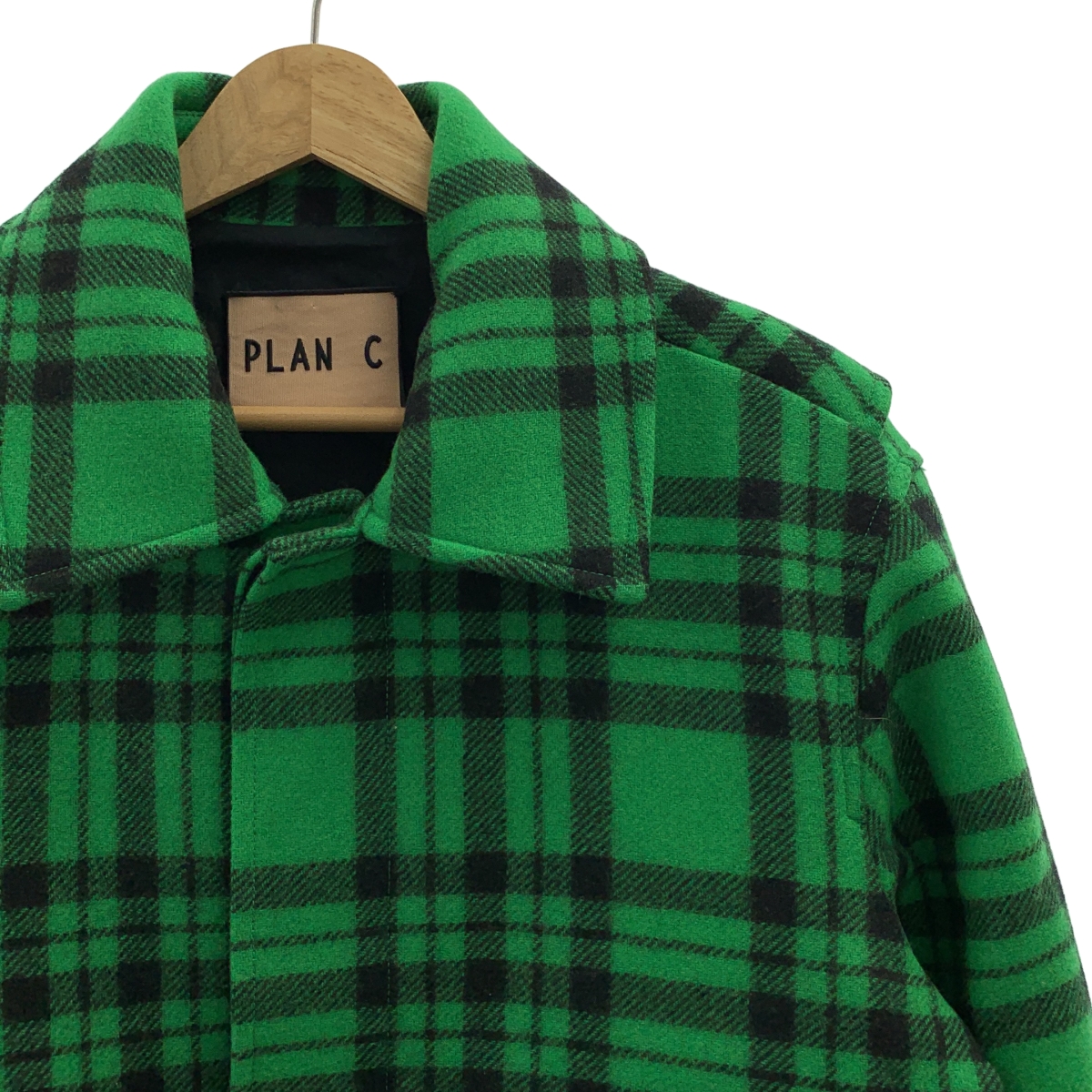 Plan C / プランシー ウール チェック ジャケット