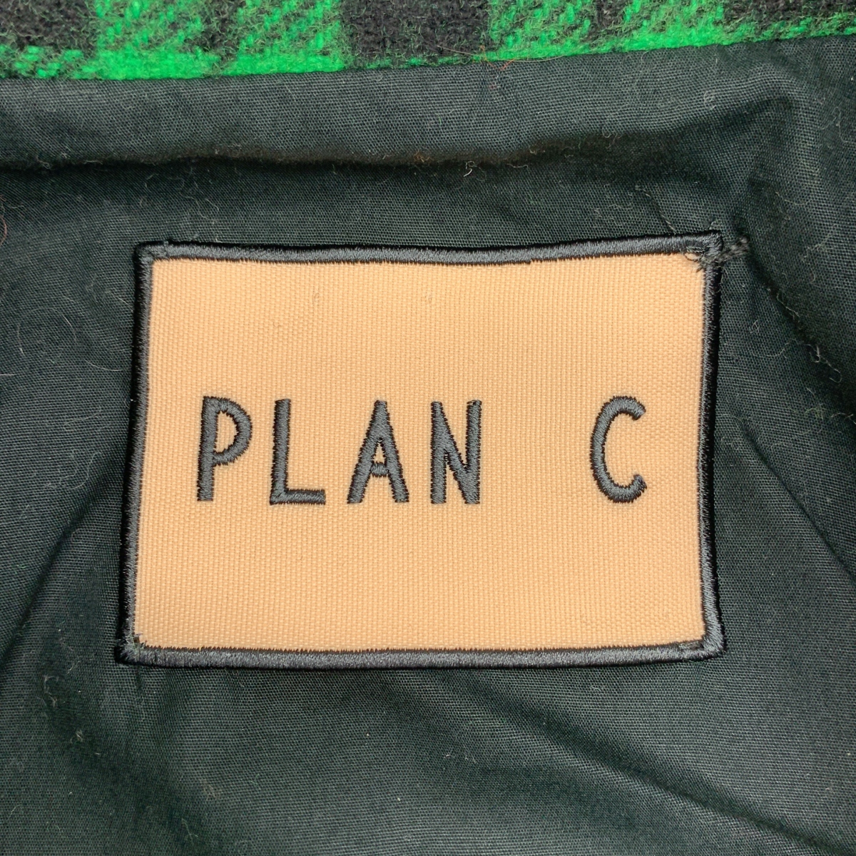Plan C / プランシー ウール チェック ジャケット