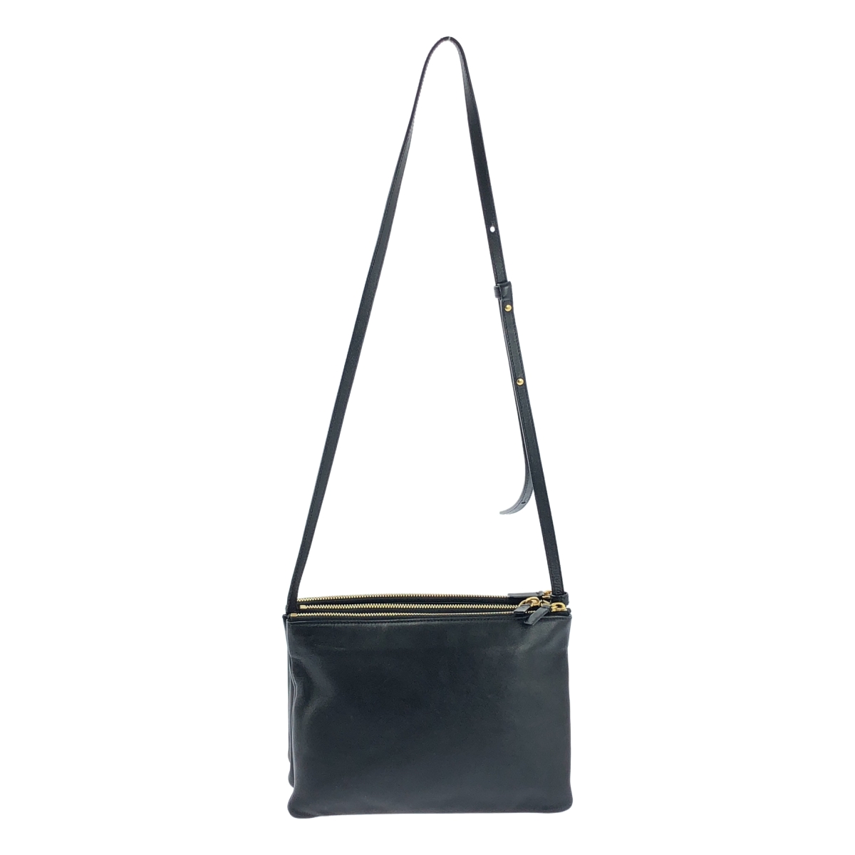 CELINE / セリーヌ by Phoebe Philo フィービー / トリオ ラージ レザー ロゴ ショルダーバッグ