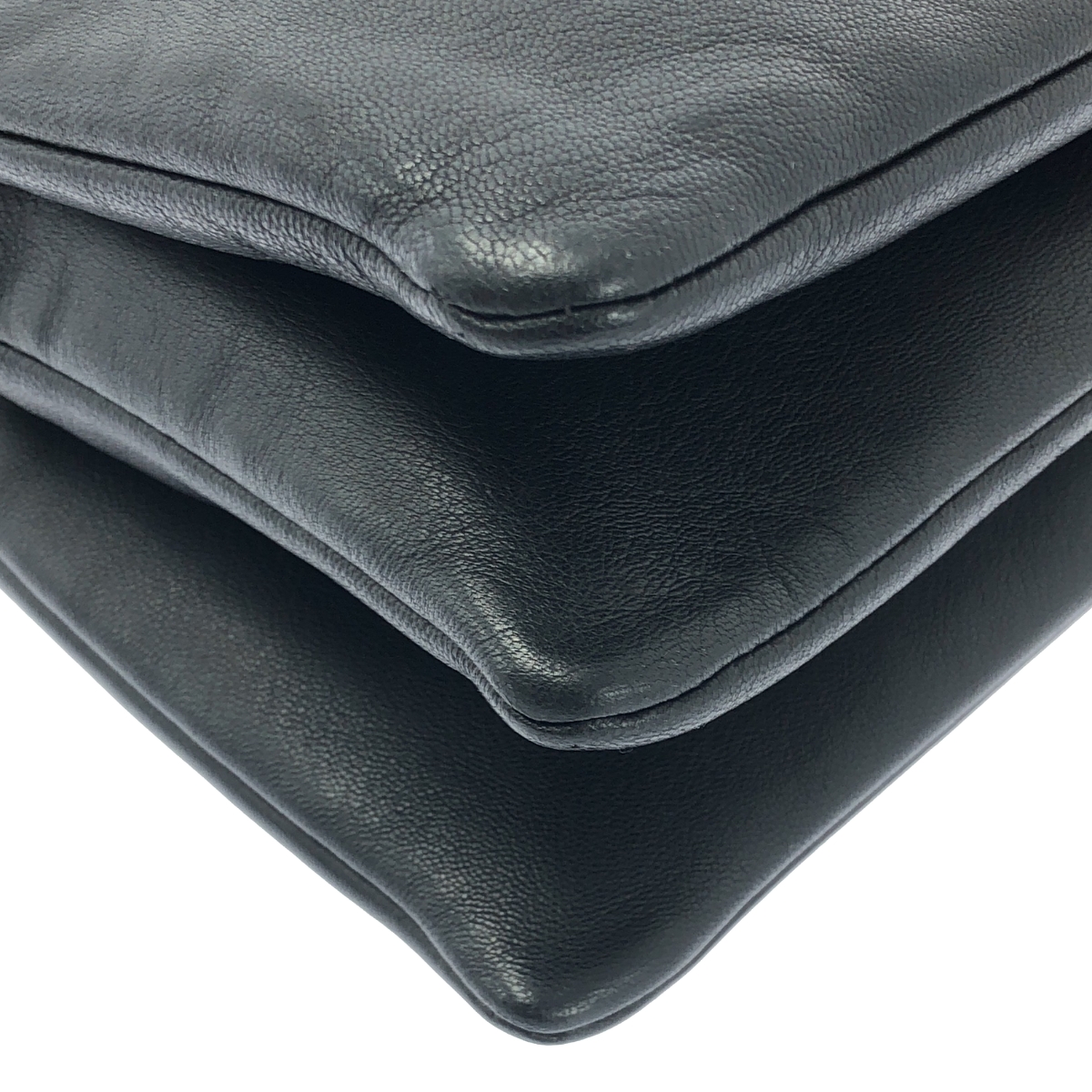 CELINE / セリーヌ by Phoebe Philo フィービー / トリオ ラージ レザー ロゴ ショルダーバッグ