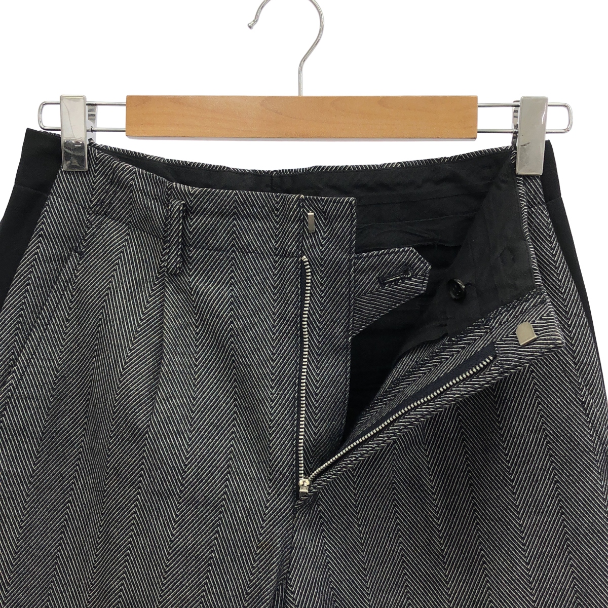 JUNYA WATANABE COMME des GARCONS / ジュンヤワタナベ コットン ヘリンボーン サイドライン パンツ