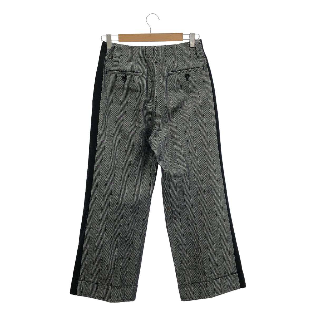 JUNYA WATANABE COMME des GARCONS / ジュンヤワタナベ コットン ヘリンボーン サイドライン パンツ