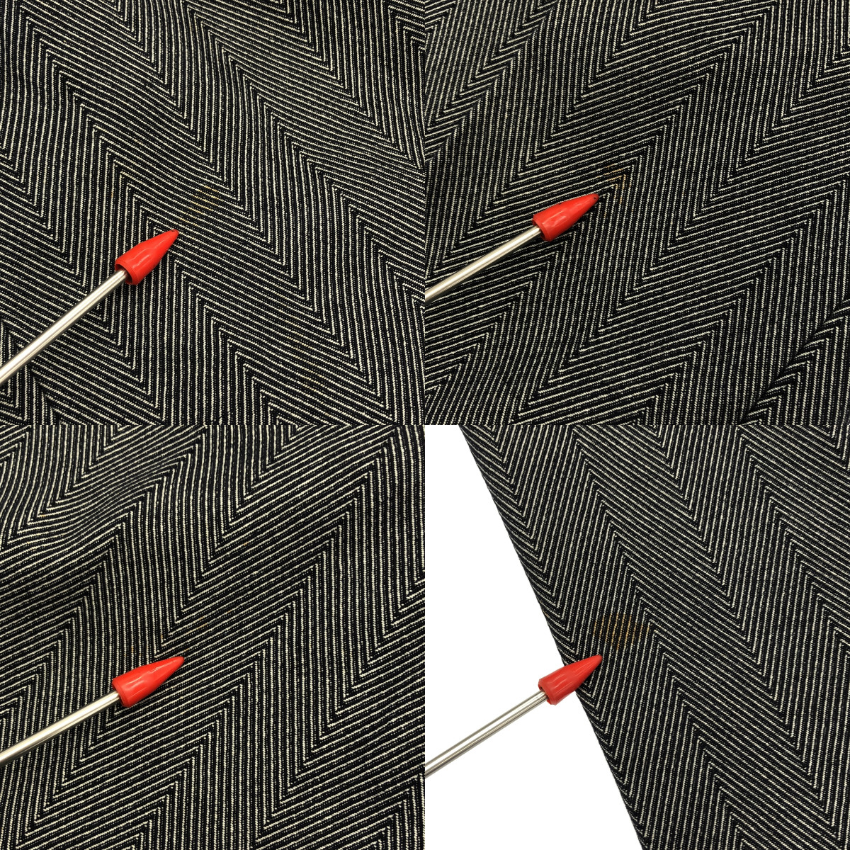 JUNYA WATANABE COMME des GARCONS / ジュンヤワタナベ コットン ヘリンボーン サイドライン パンツ