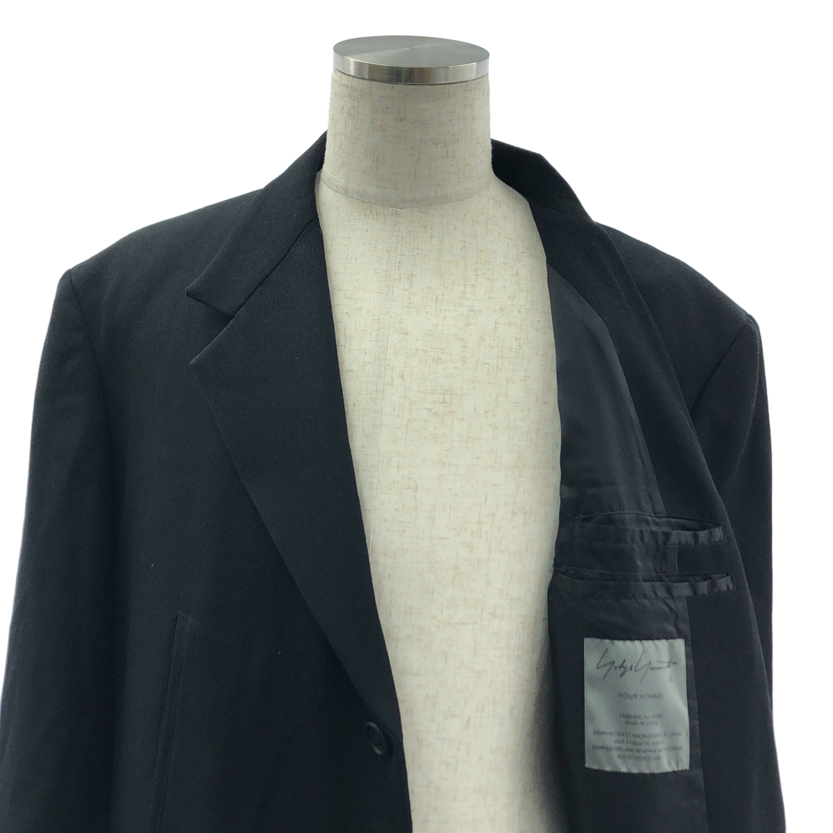 YOHJI YAMAMOTO POUR HOMME / ヨウジヤマモトプールオム K-5ポケットロングJKT コート / 総裏地