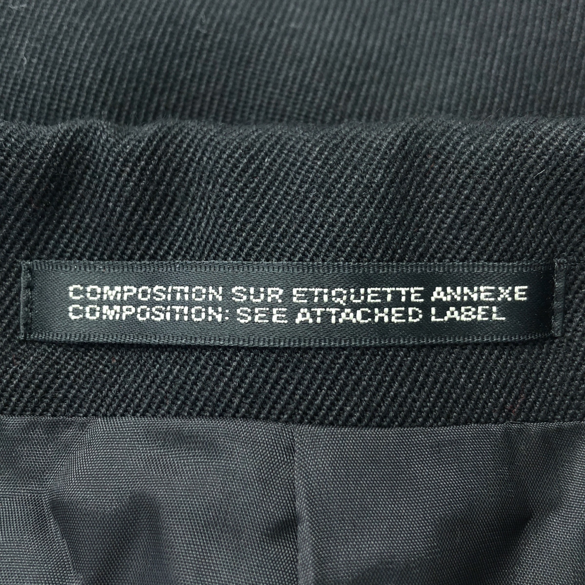 YOHJI YAMAMOTO POUR HOMME / ヨウジヤマモトプールオム K-5ポケットロングJKT コート / 総裏地