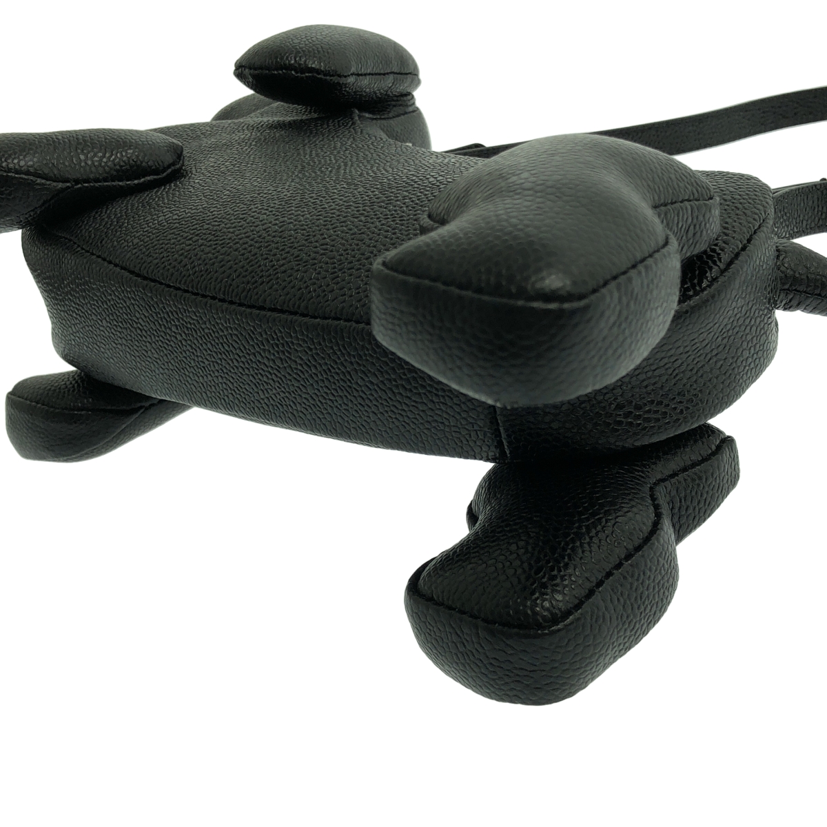 THOM BROWNE / トムブラウン ペブルグレイン ミニヘクター ドッグ ハンドバッグ