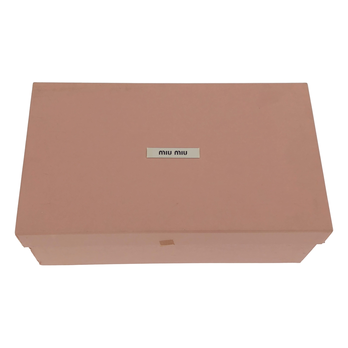 miu miu / ミュウミュウ パテントレザー リボン フラット パンプス