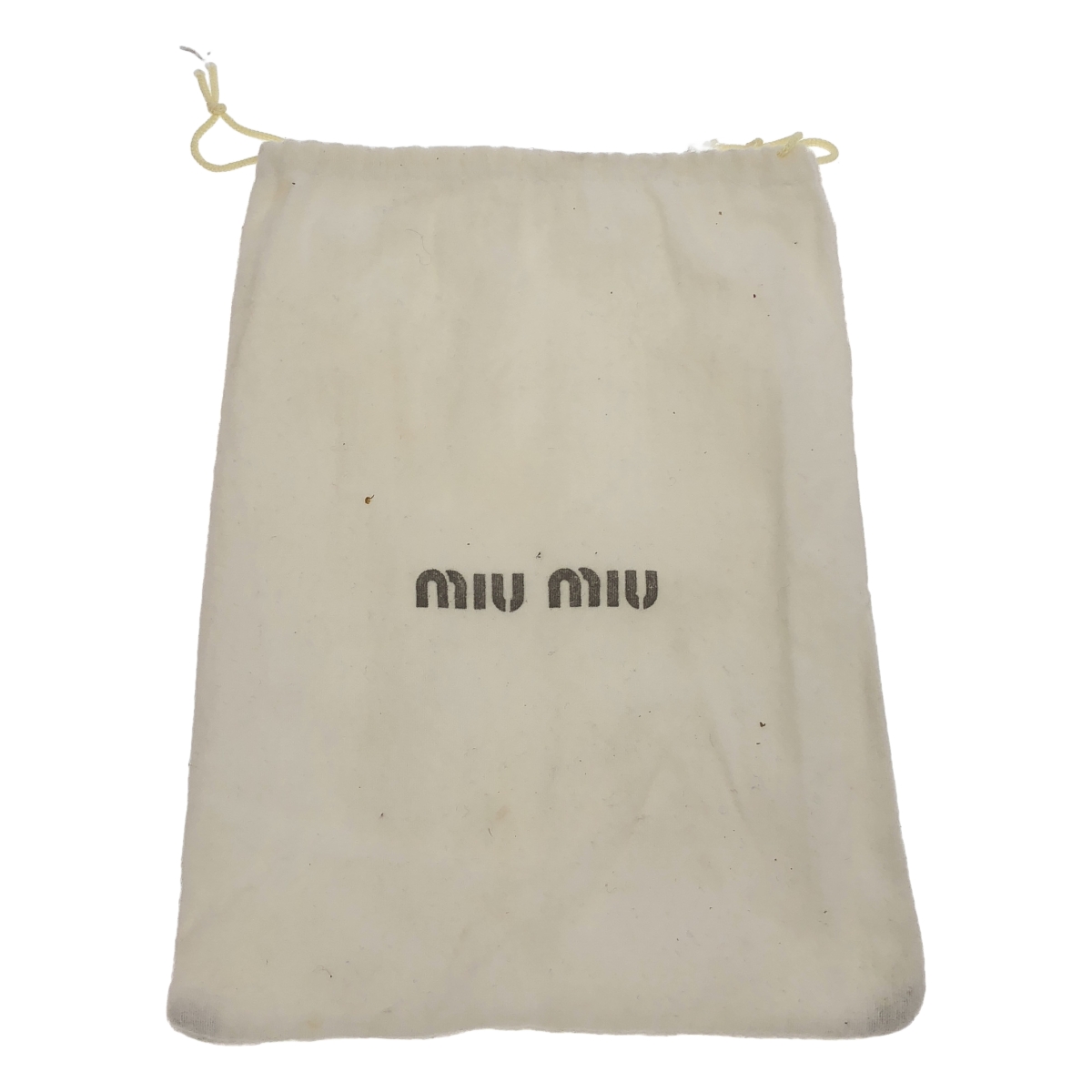 miu miu / ミュウミュウ パテントレザー リボン フラット パンプス