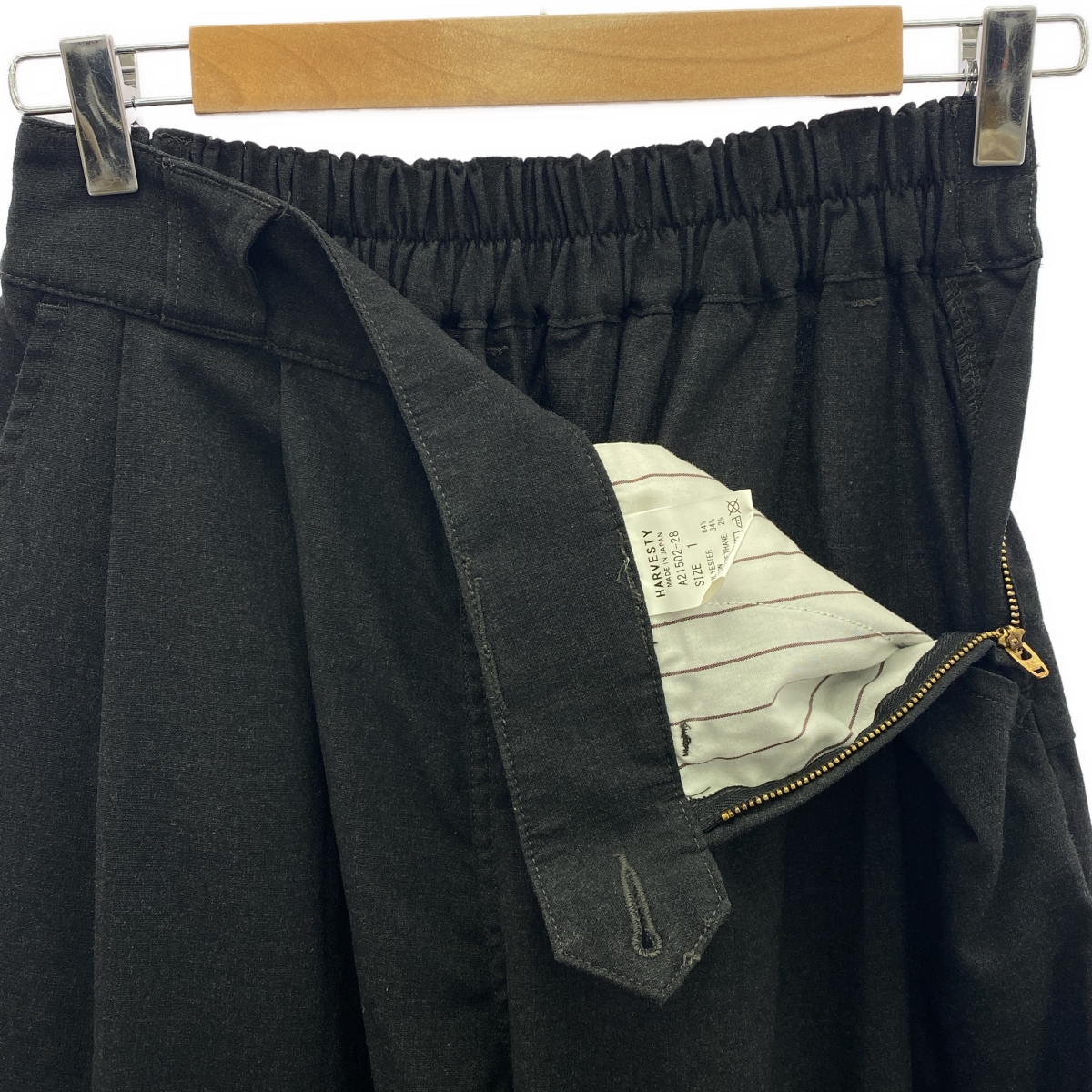 HARVESTY / ハーベスティ ワイド エッグ クロップド パンツ