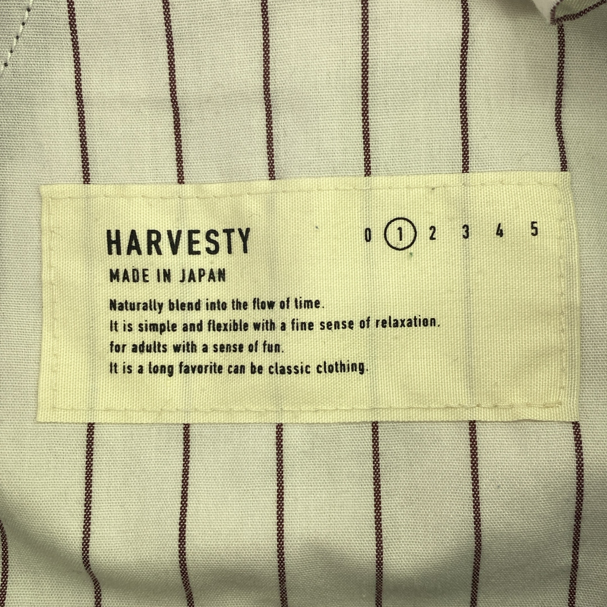 HARVESTY / ハーベスティ ワイド エッグ クロップド パンツ