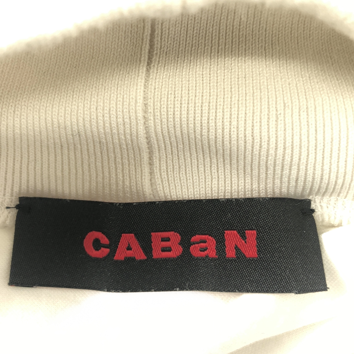 CABaN / キャバン コットン モックネックロングスリーブプルオーバー
