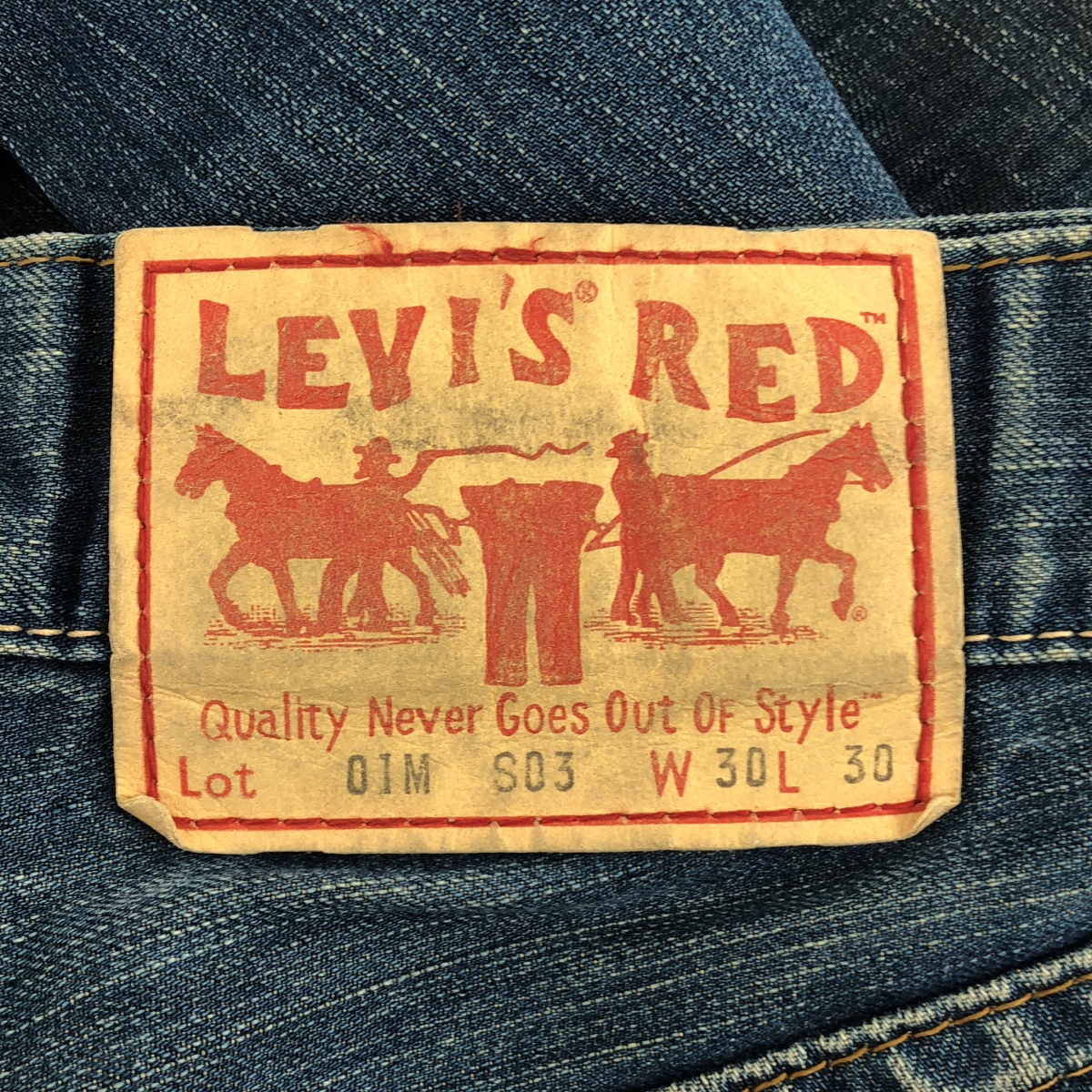 Levi's red / リーバイスレッド バイソンスカル刺しゅう 限定モデル デニムパンツ