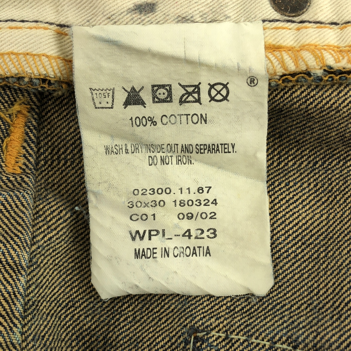 Levi's red / リーバイスレッド バイソンスカル刺しゅう 限定モデル デニムパンツ