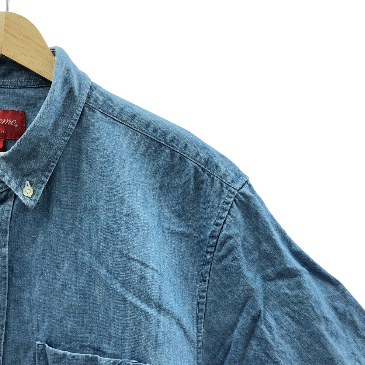 SUPREME / シュプリーム Denim S/S Shirt コットンリネン デニム 半袖 シャツ