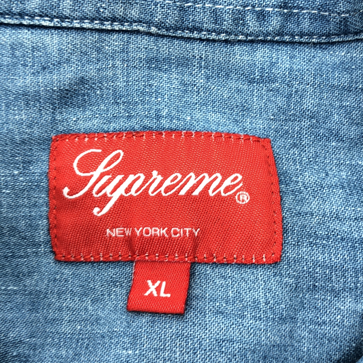 SUPREME / シュプリーム Denim S/S Shirt コットンリネン デニム 半袖 シャツ