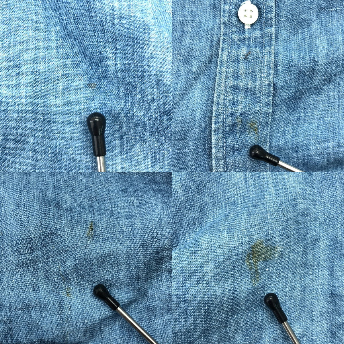 SUPREME / シュプリーム Denim S/S Shirt コットンリネン デニム 半袖 シャツ